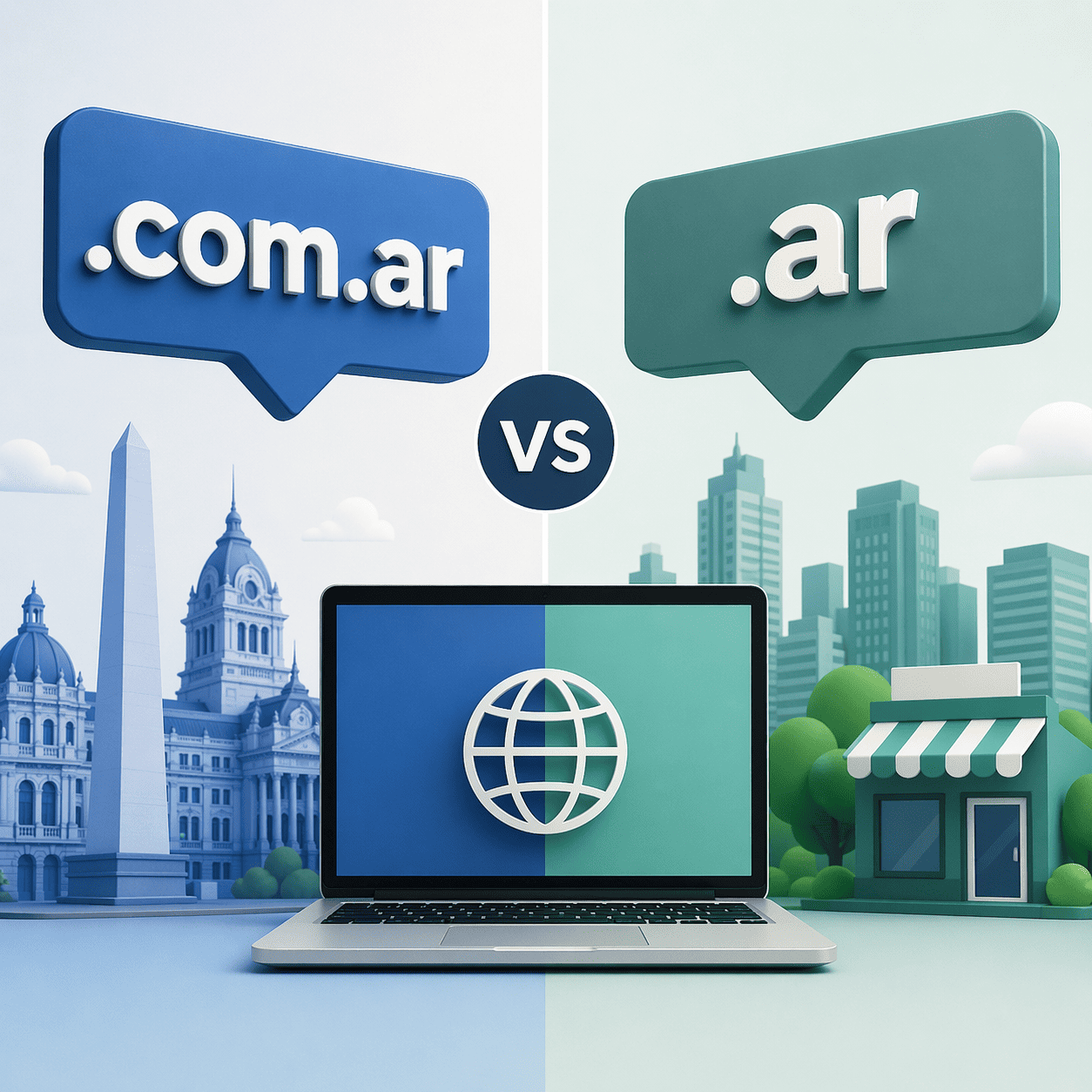 .com.ar vs .ar: cuál conviene para tu negocio en Argentina